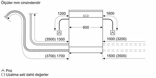  Profilo BM6320MA 6 Programlı Bulaşık Makinesi