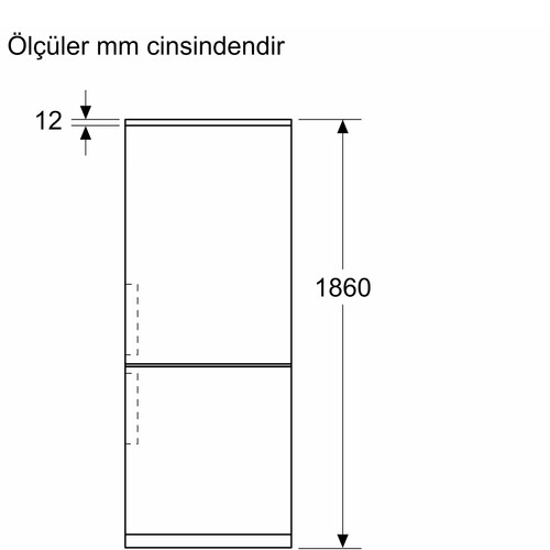  Bosch KGP76AIC0N Kombi No-Frost Buzdolabı