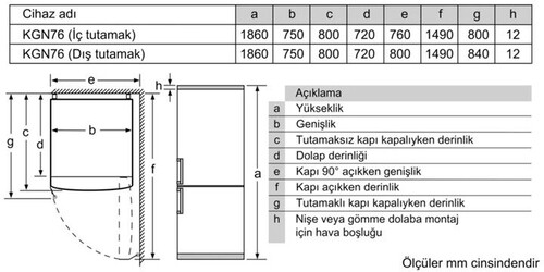  Profilo BD3076IEVN Kombi No Frost Buzdolabı
